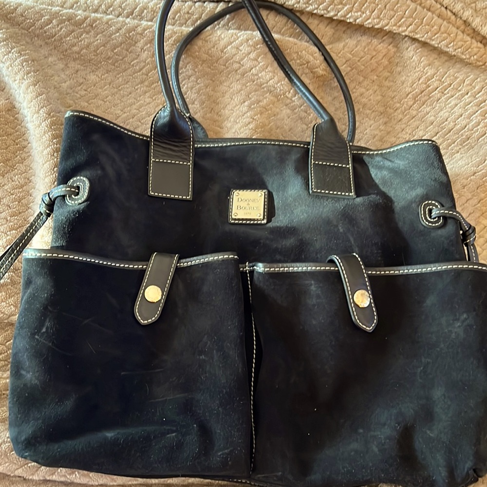 Dooney and Bourke large suede bag
